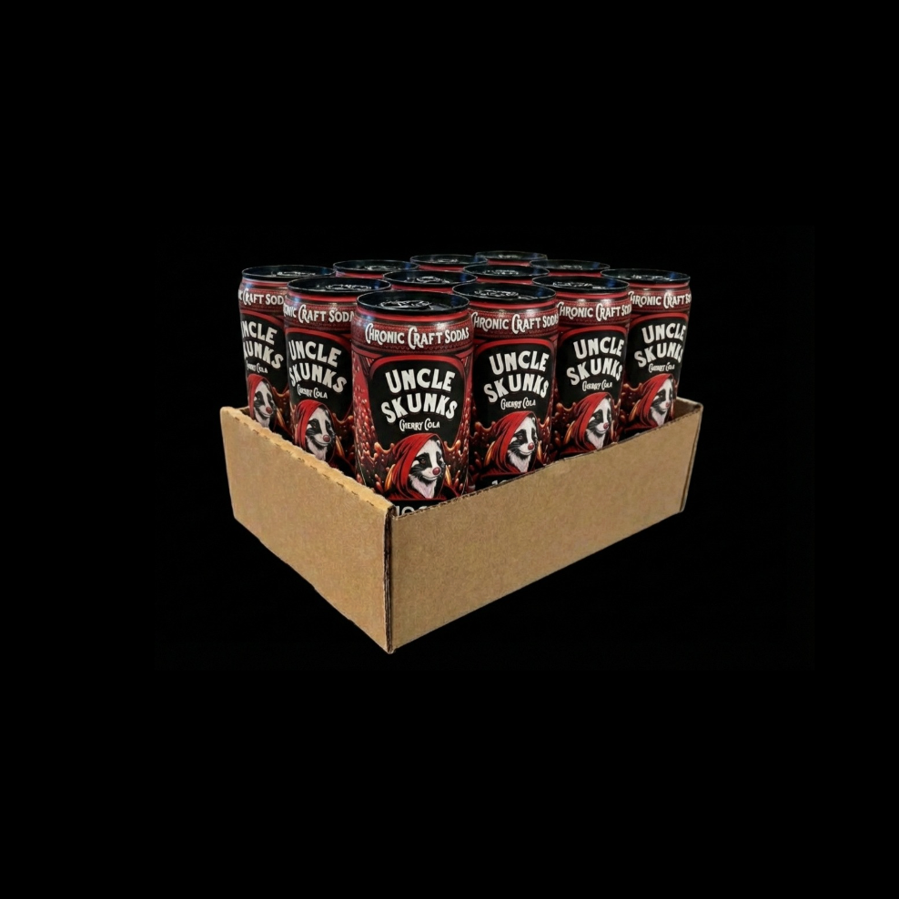 Cherry Cola | 100 Mg | 12oz Chronic Craft Soda