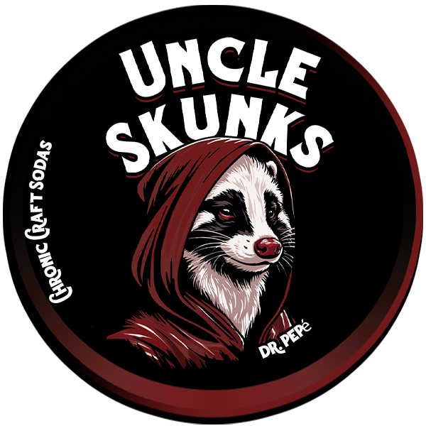 Uncle Skunks Round Flavor Sticker