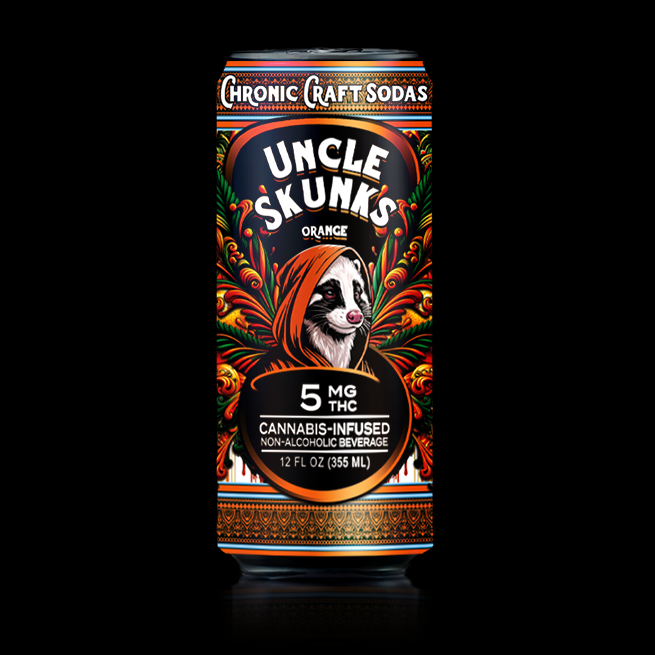 5mg | Orange | Uncle Skunks | 12oz | Chronic Craft Soda
