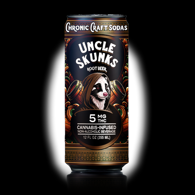 5mg | Root Beer | Uncle Skunks | 12oz | Chronic Craft Soda