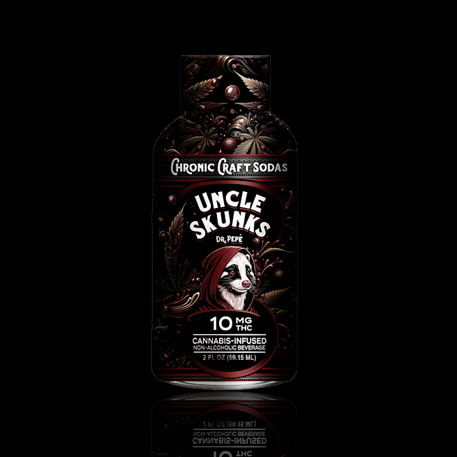 10mg | Dr. Pepé | Uncle Skunks | 2oz | Chronic Craft Soda