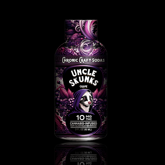 10 Mg D9| Grape | Uncle Skunks | 2oz | Chronic Craft Shots