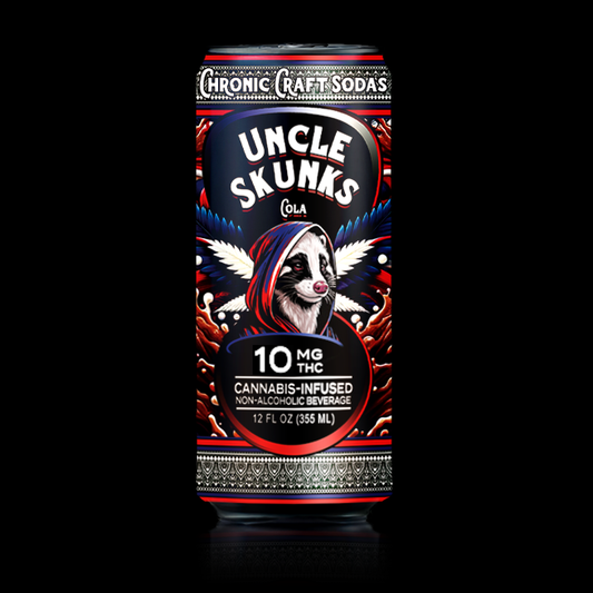 10 Mg D9 | Cola | Uncle Skunks | 12oz | Chronic Craft Soda