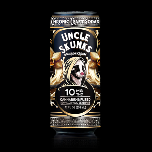 10 Mg D9 | Bourbon Cream | Uncle Skunks | 12oz | Chronic Craft Soda