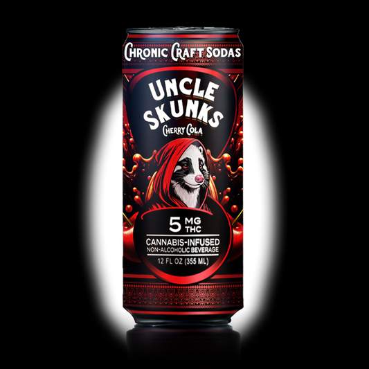 5mg | Cherry Cola | Uncle Skunks | 12oz | Chronic Craft Soda