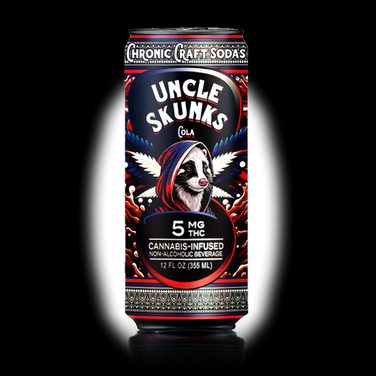 5mg | Cola | Uncle Skunks | 12oz | Chronic Craft Soda