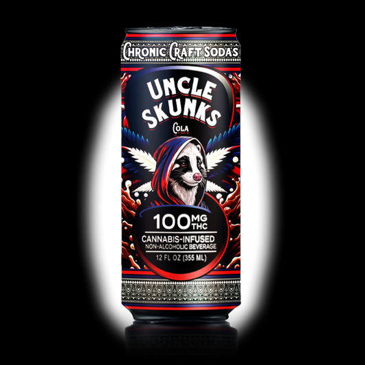 100mg | Cola | Uncle Skunks | 12oz | Chronic Craft Soda
