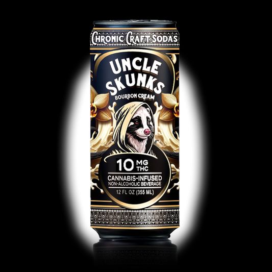 10 Mg D9 | Root Beer | Uncle Skunks | 12oz | Chronic Craft Soda