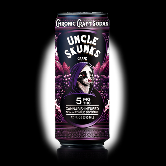 5mg | Grape | Uncle Skunks | 12oz | Chronic Craft Soda