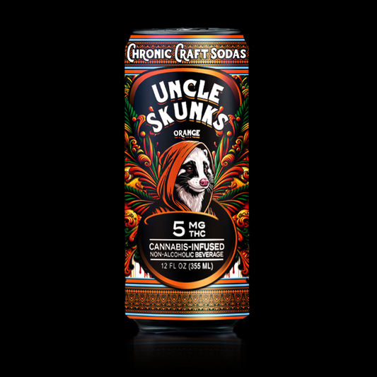 5mg | Orange | Uncle Skunks | 12oz | Chronic Craft Soda