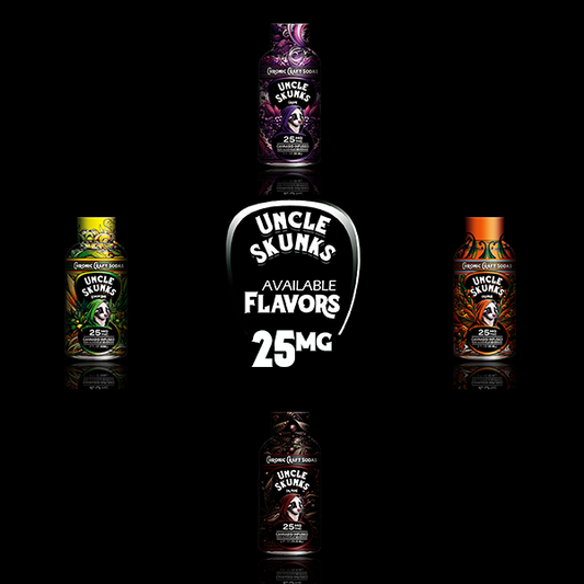 25mg | 2oz | All 4 Flavor Pack | Chronic Craft Sodas