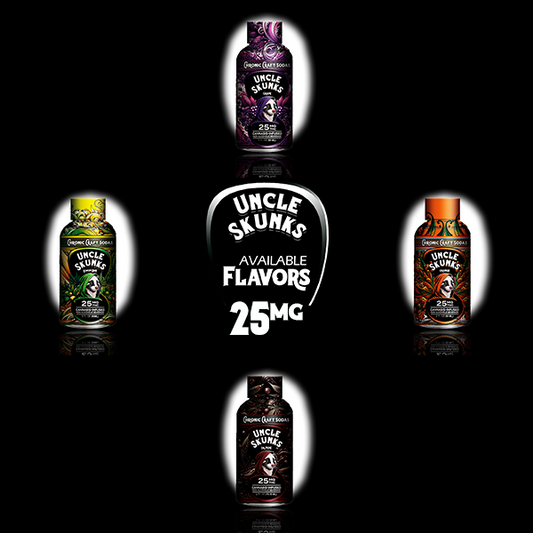 25mg | 2oz | All 4 Flavor Pack | Chronic Craft Sodas