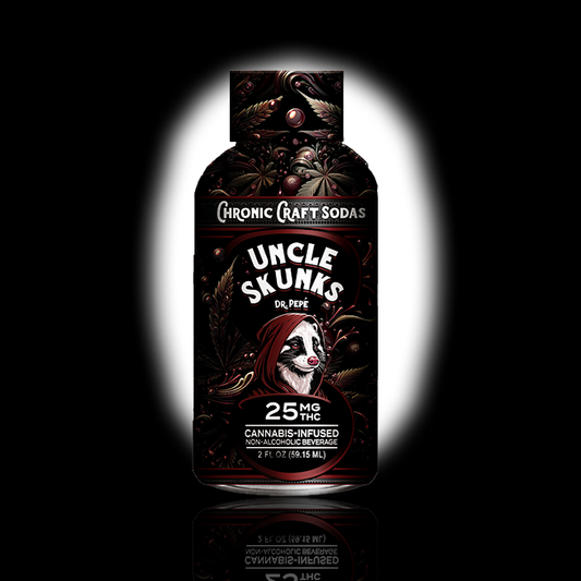 25mg | Dr. Pepé | Uncle Skunks | 2oz | Chronic Craft Soda