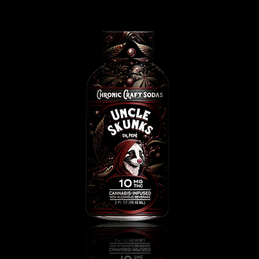 10mg | Dr. Pepé | Uncle Skunks | 2oz | Chronic Craft Soda