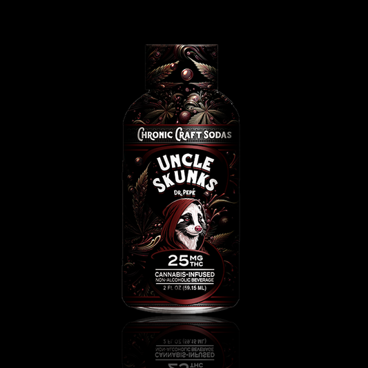 25mg | Dr. Pepé | Uncle Skunks | 2oz | Chronic Craft Soda